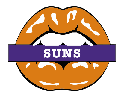 Phoenix Suns Lips Logo vinyl decal